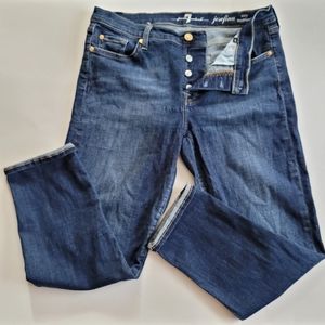 7 For All Mankind Skinny Jeans, Boyfriend - Josefina Rolled Hem